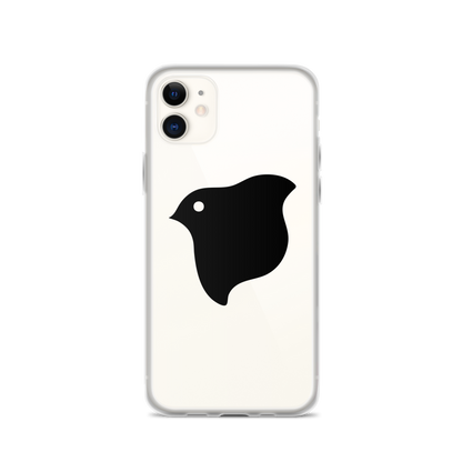 [Chidori] iPhone case black logo (clear)