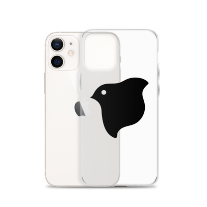 [Chidori] iPhone case black logo (clear)