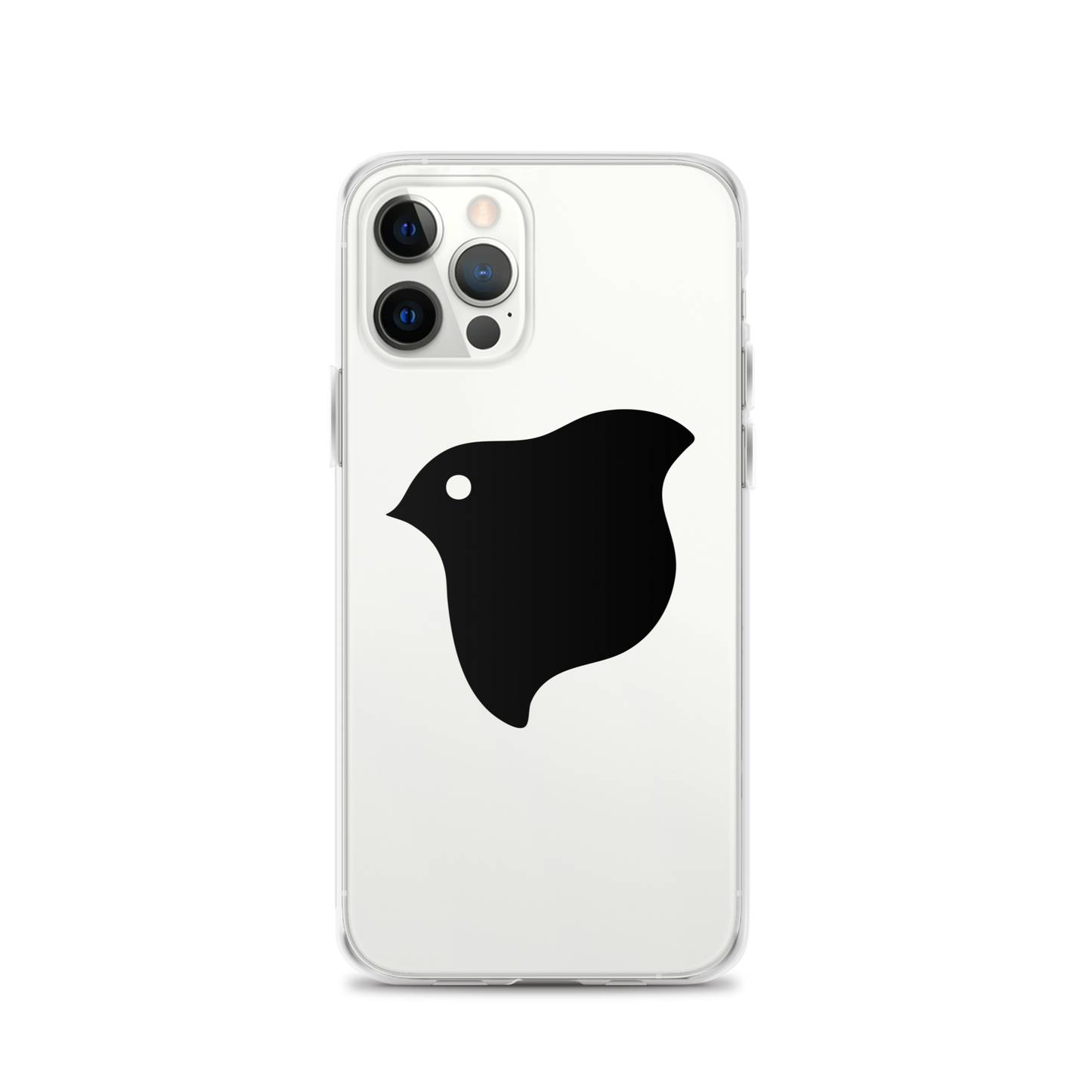 [Chidori] iPhone case black logo (clear)