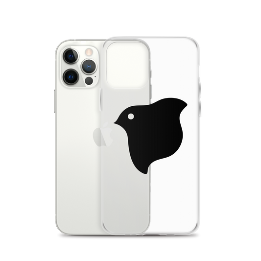 [Chidori] iPhone case black logo (clear)