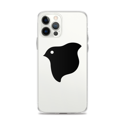 [Chidori] iPhone case black logo (clear)