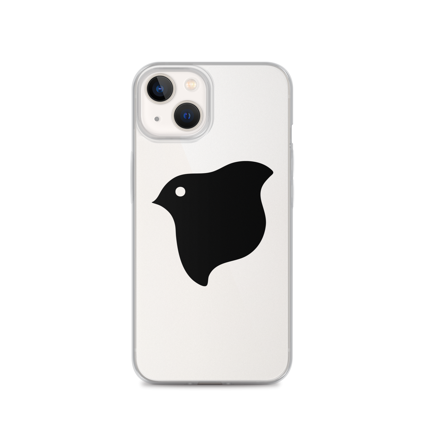 [Chidori] iPhone case black logo (clear)