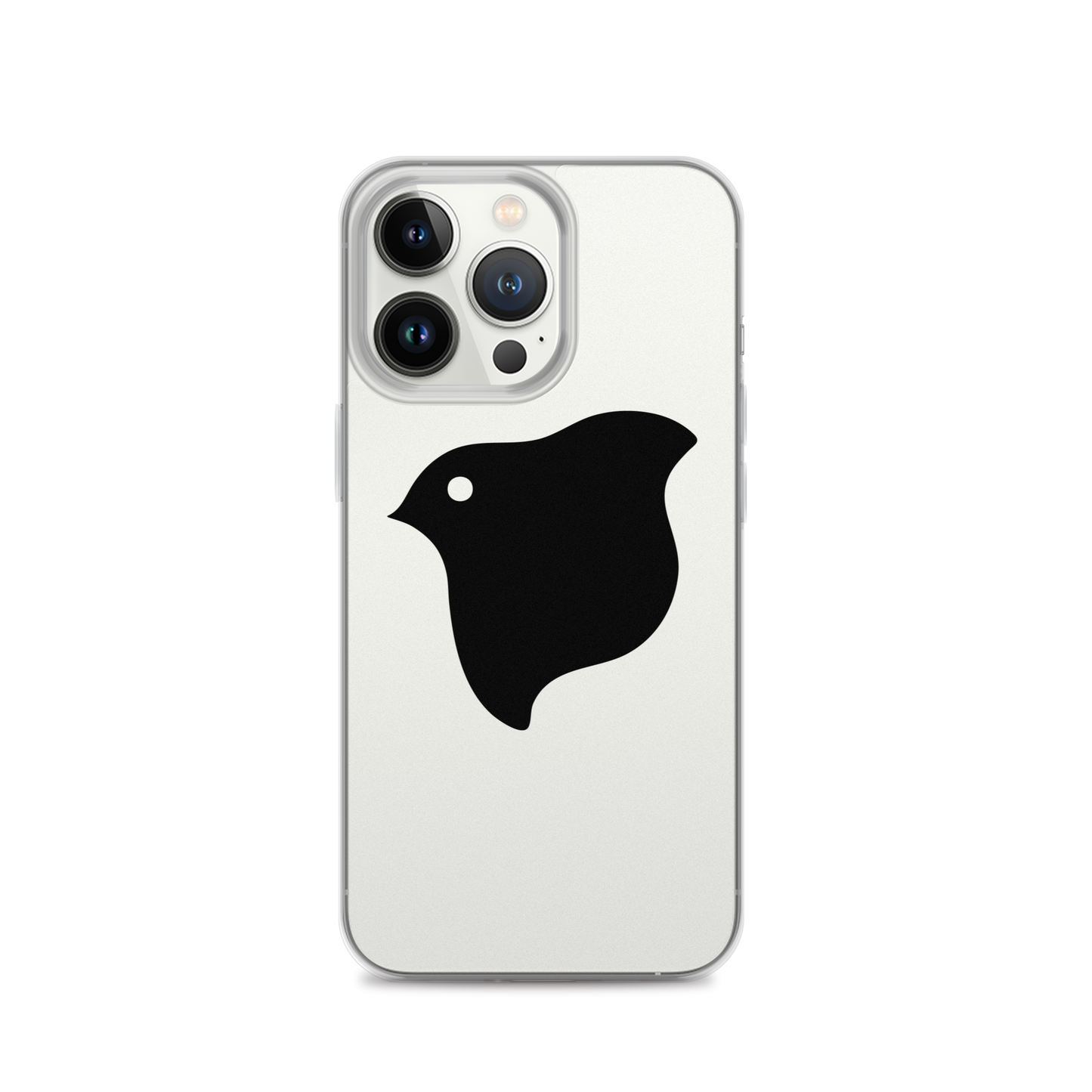 [Chidori] iPhone case black logo (clear)