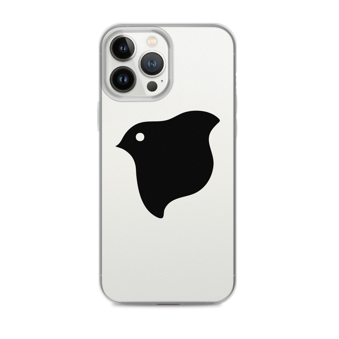 [Chidori] iPhone case black logo (clear)