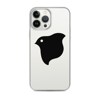 [Chidori] iPhone case black logo (clear)