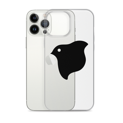 [Chidori] iPhone case black logo (clear)