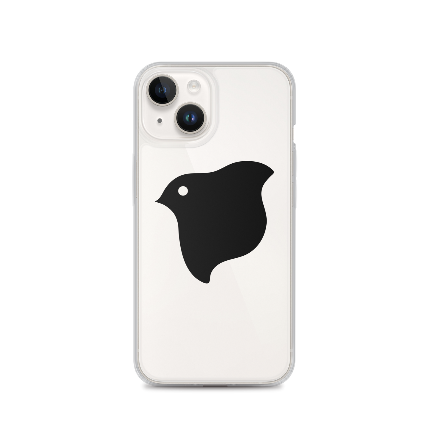 [Chidori] iPhone case black logo (clear)