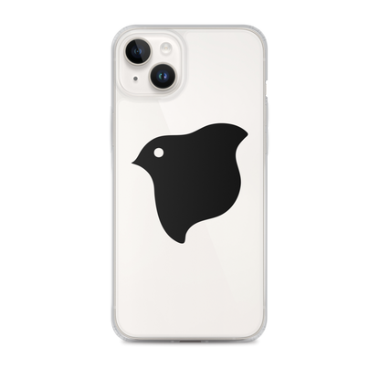 [Chidori] iPhone case black logo (clear)