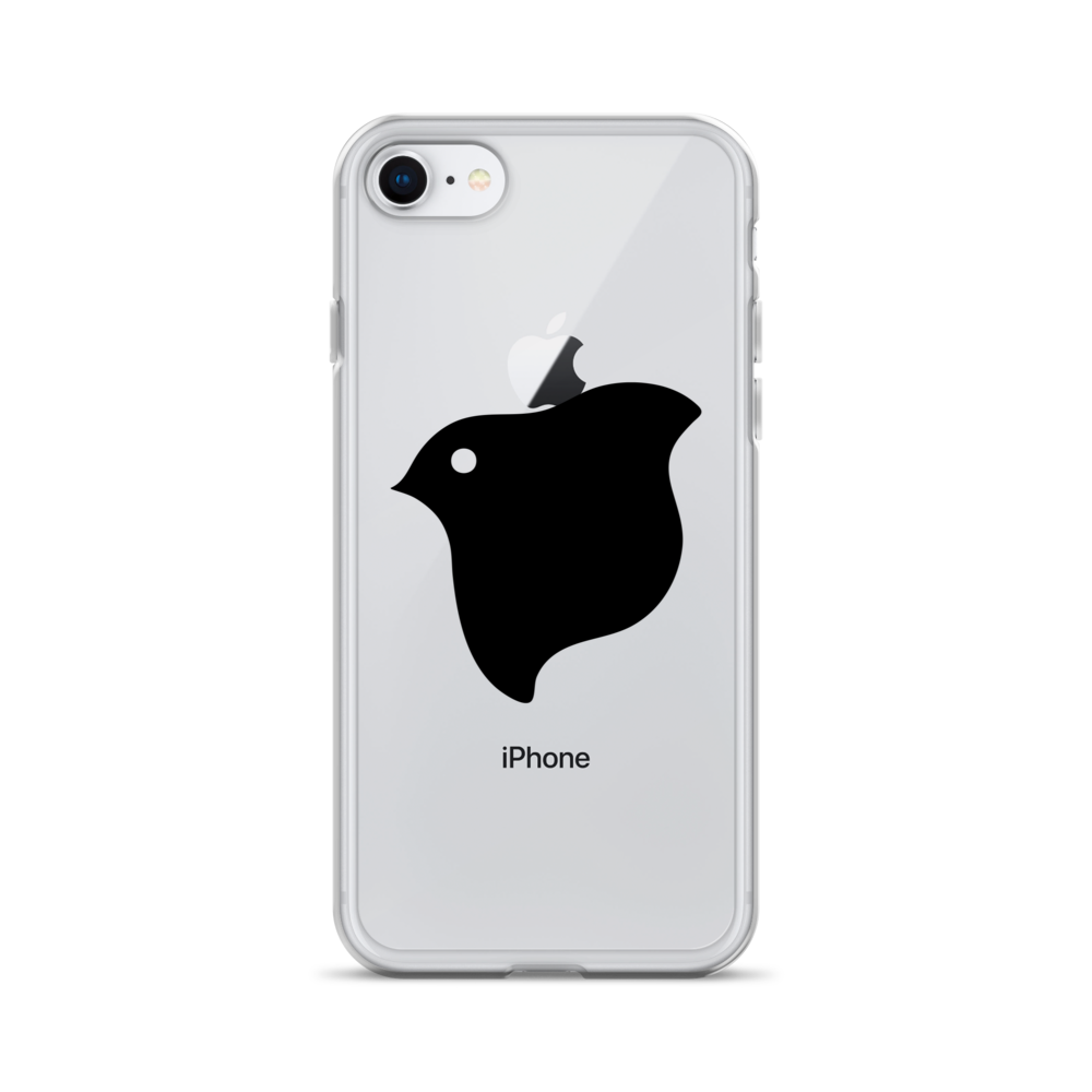 [Chidori] iPhone case black logo (clear)