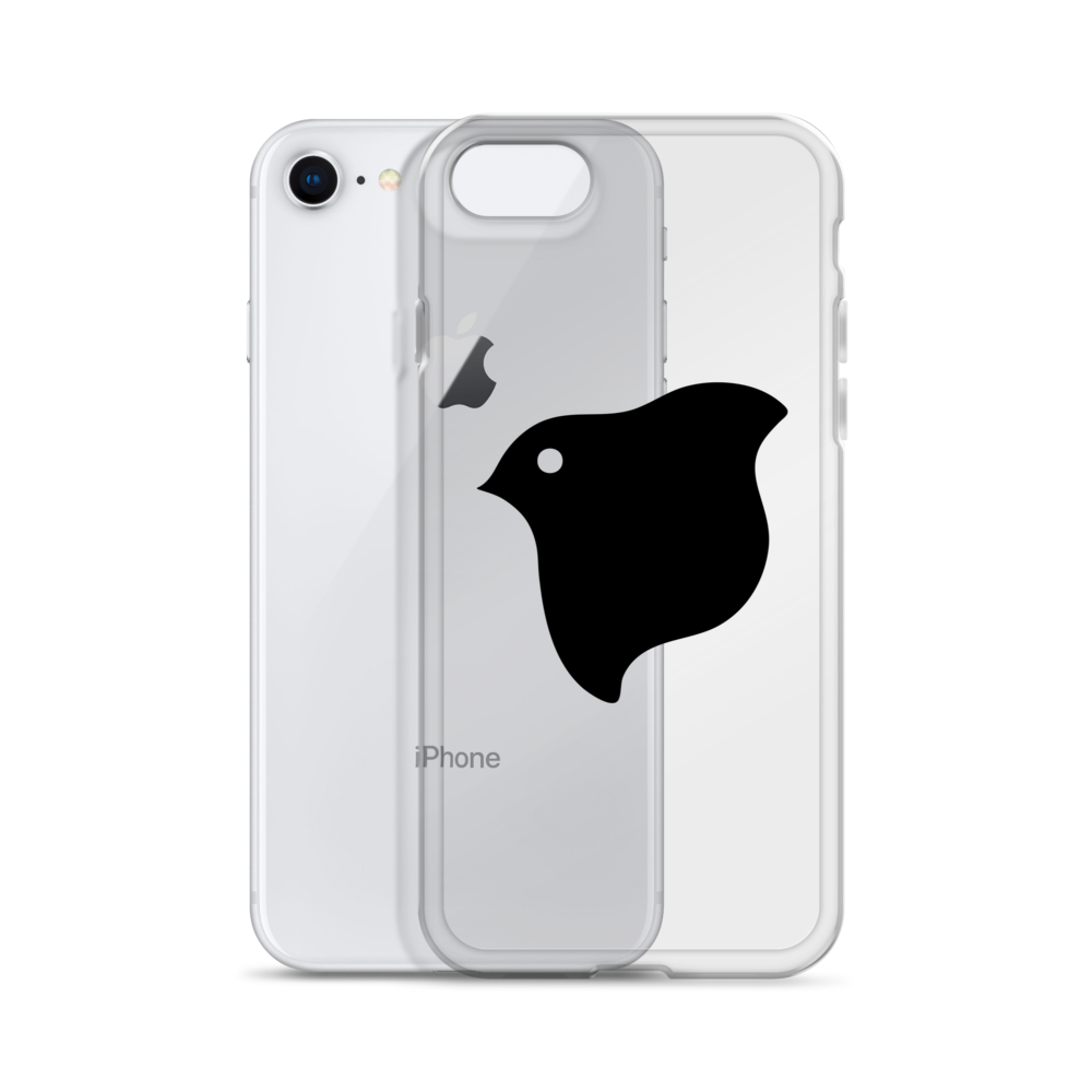 [Chidori] iPhone case black logo (clear)