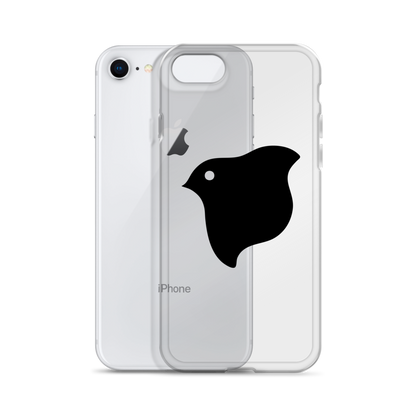 [Chidori] iPhone case black logo (clear)