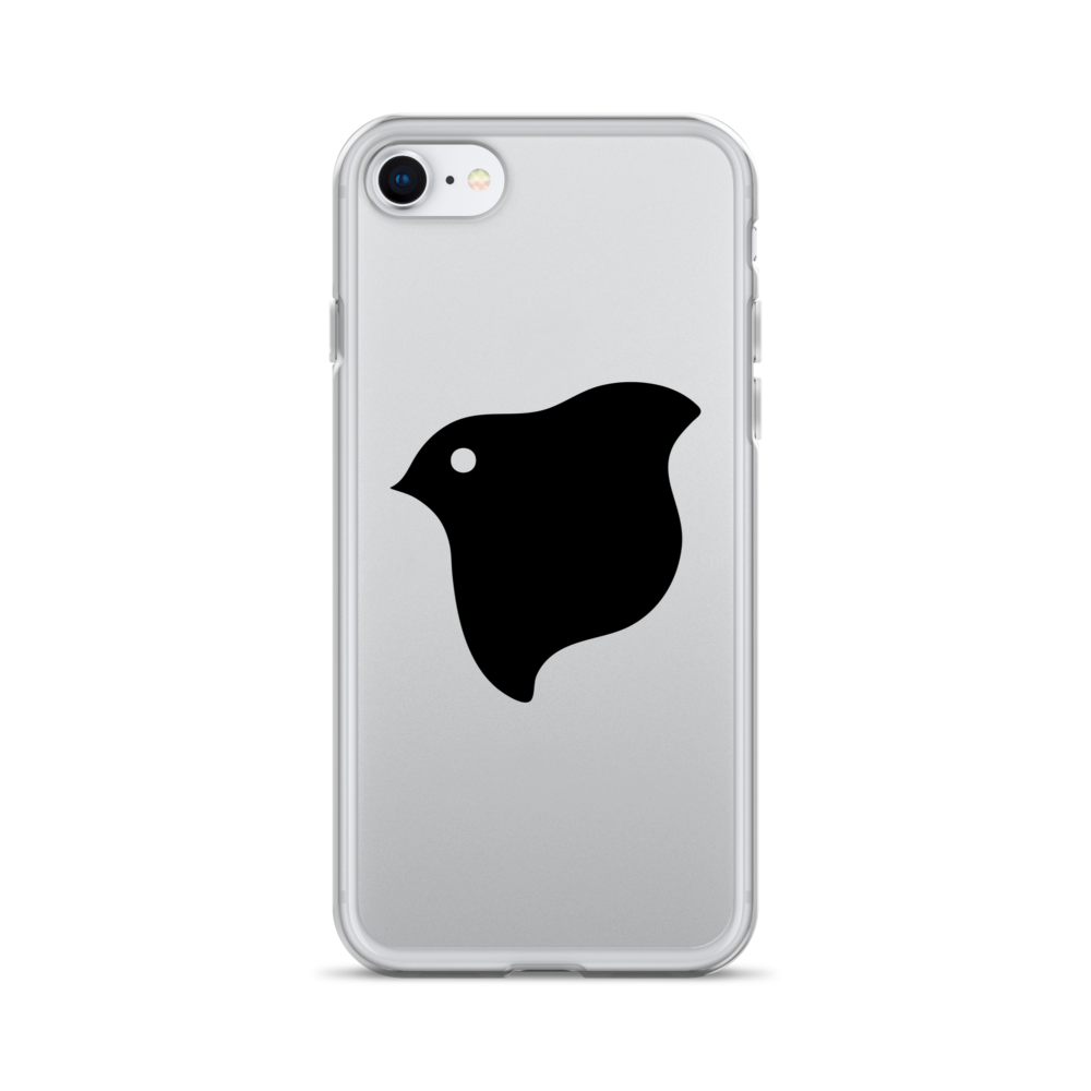 [Chidori] iPhone case black logo (clear)