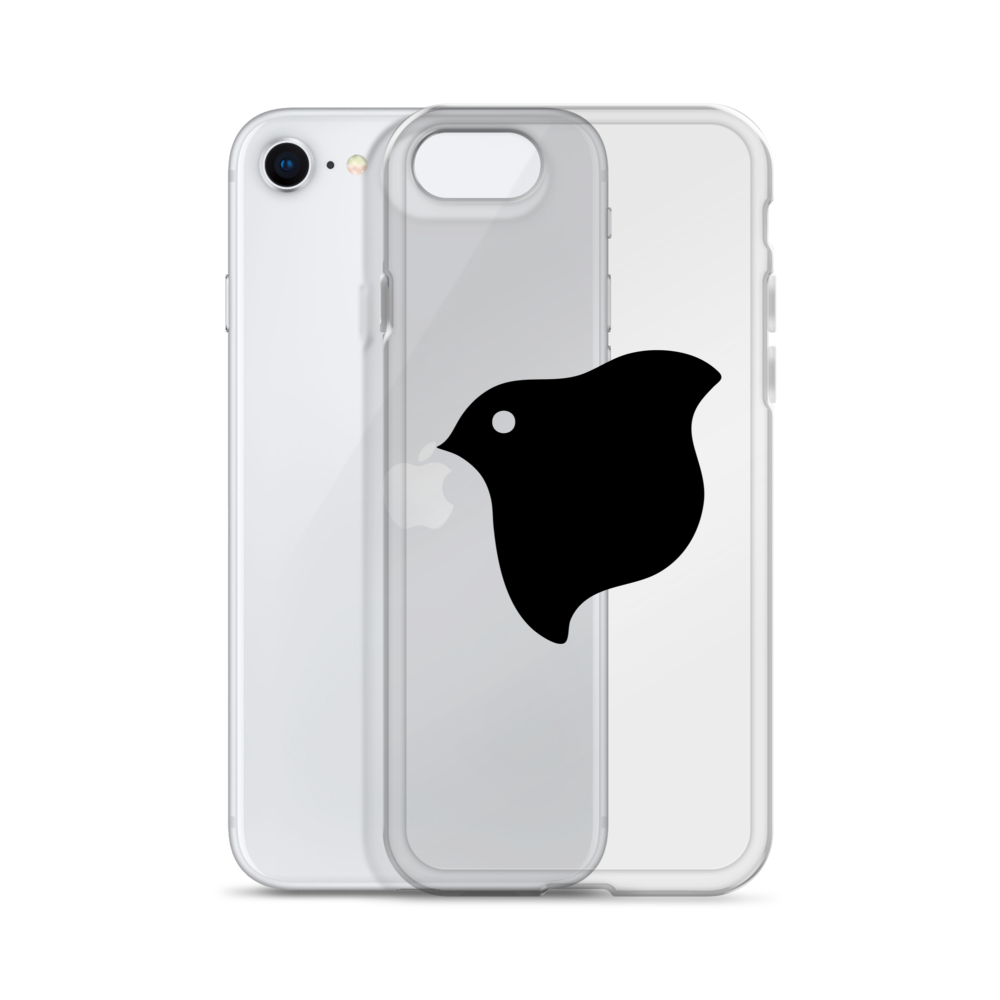 [Chidori] iPhone case black logo (clear)