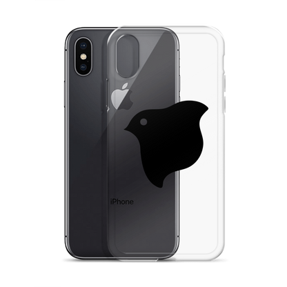 [Chidori] iPhone case black logo (clear)