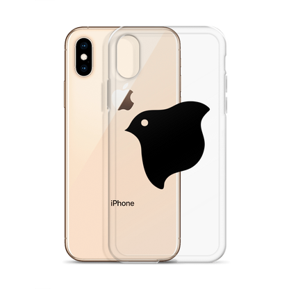 [Chidori] iPhone case black logo (clear)