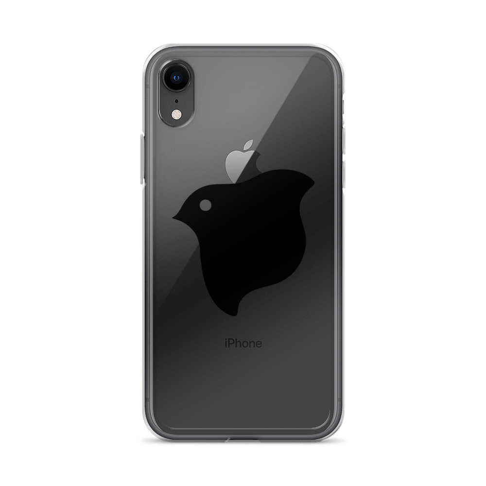 [Chidori] iPhone case black logo (clear)