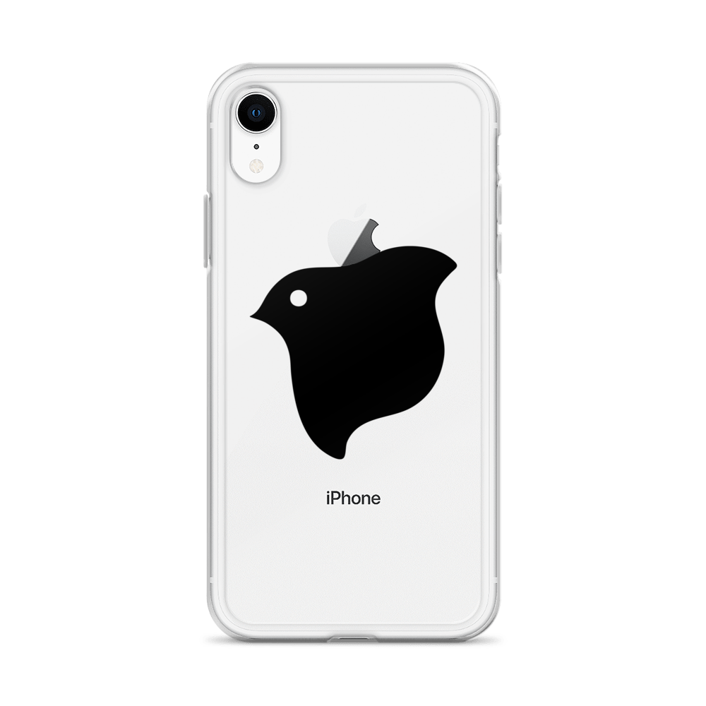 [Chidori] iPhone case black logo (clear)