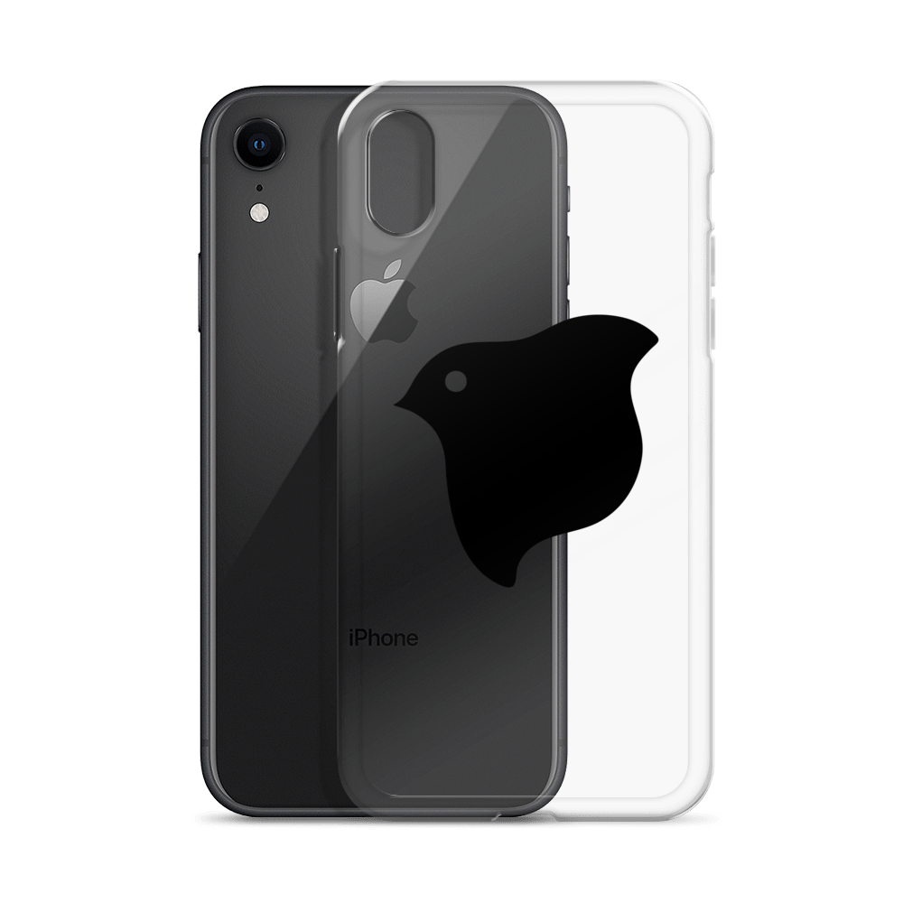 [Chidori] iPhone case black logo (clear)