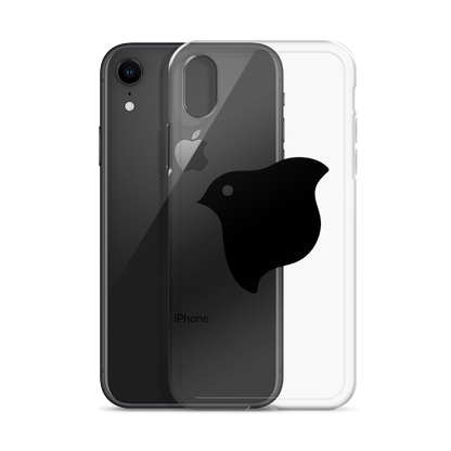 [Chidori] iPhone case black logo (clear)