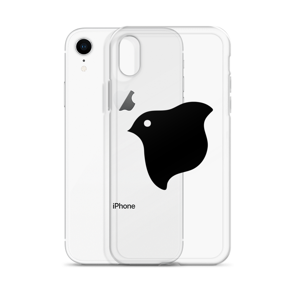 [Chidori] iPhone case black logo (clear)