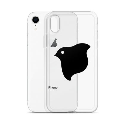 [Chidori] iPhone case black logo (clear)