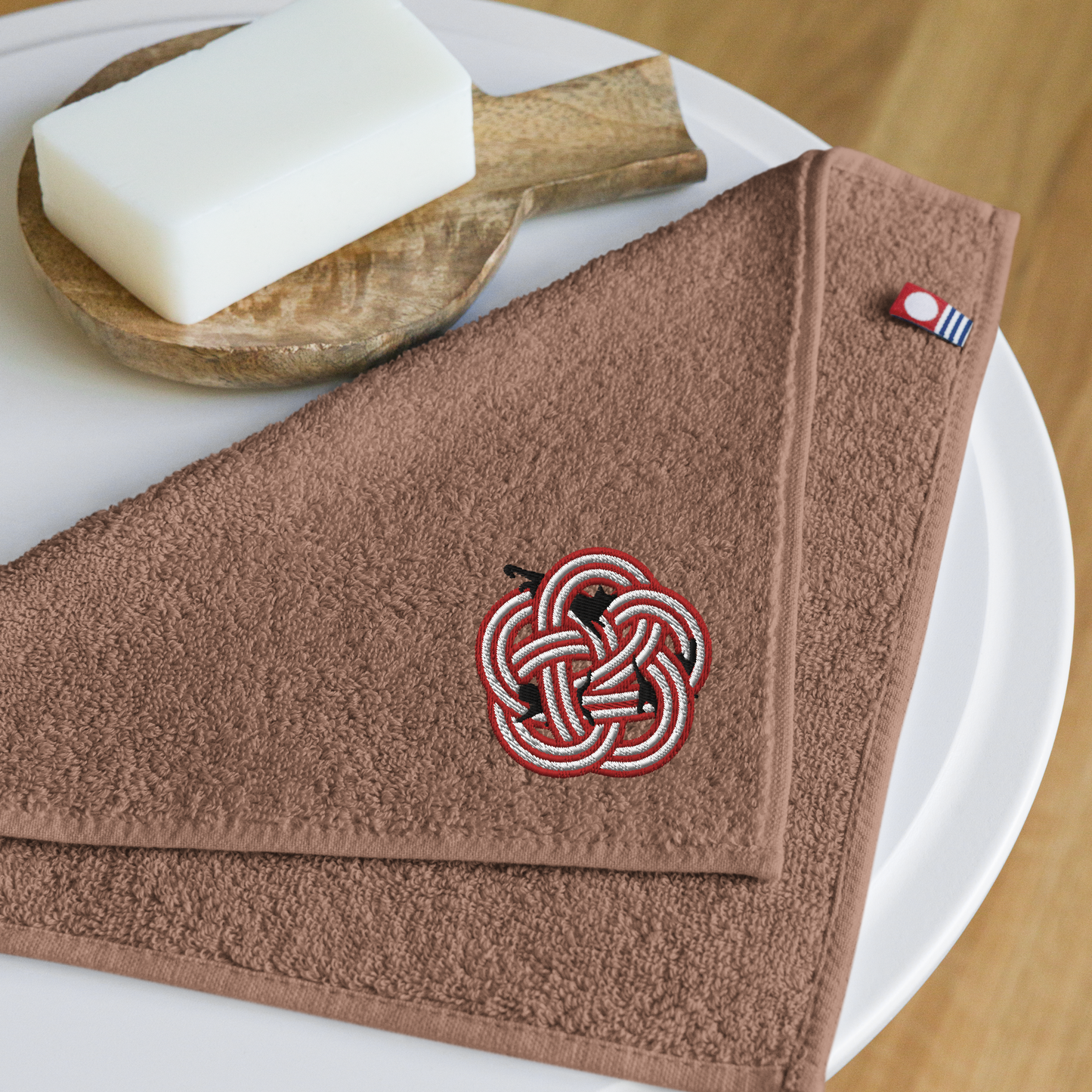 [Mizuhiki] Imabari towel Umenekko (embroidery)