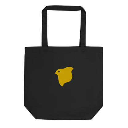 [Chidori] Tote bag yellow logo (embroidery)