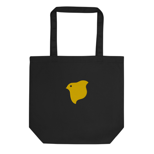 [Chidori] Tote bag yellow logo (embroidery)