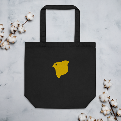 [Chidori] Tote bag yellow logo (embroidery)