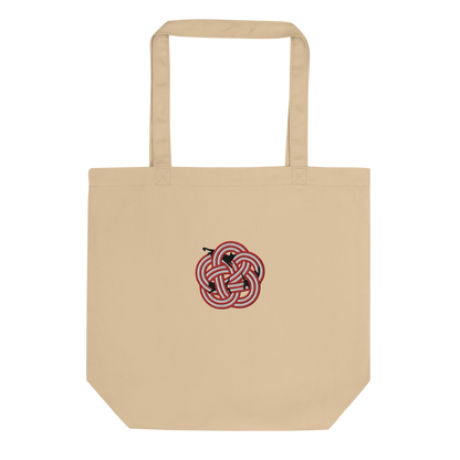 [Mizuhiki] Tote bag Ume Nekko (embroidery)