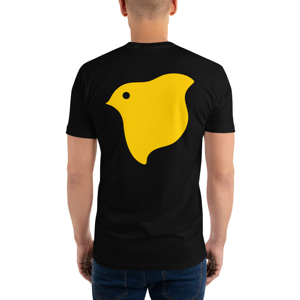 [Chidori] T-shirt yellow logo (men's)