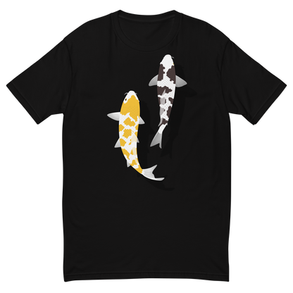 [Koi] T-shirt white tortoiseshell/German upholstery (men's)