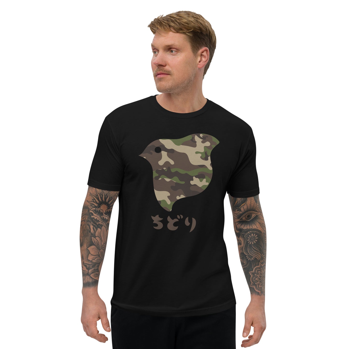 [Chidori] T-Shirt Camo Woodland (Men's)