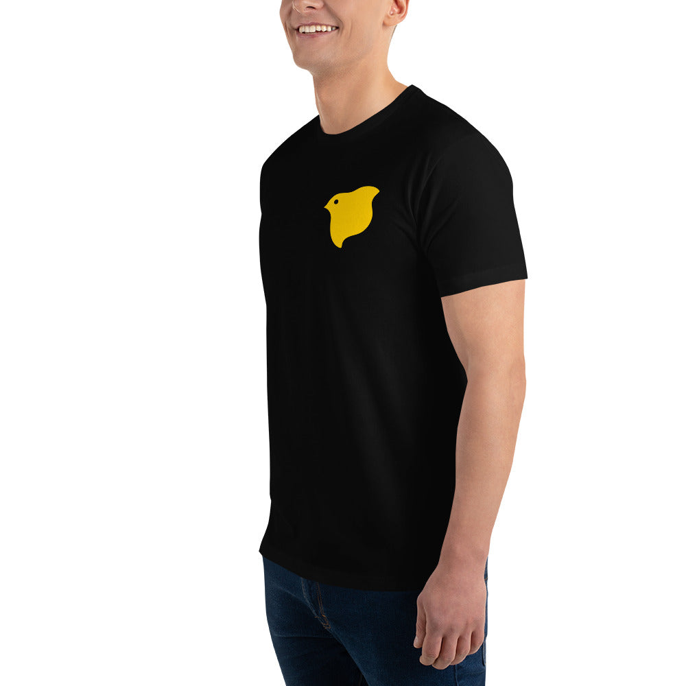 [Chidori] T-shirt yellow logo (men's)