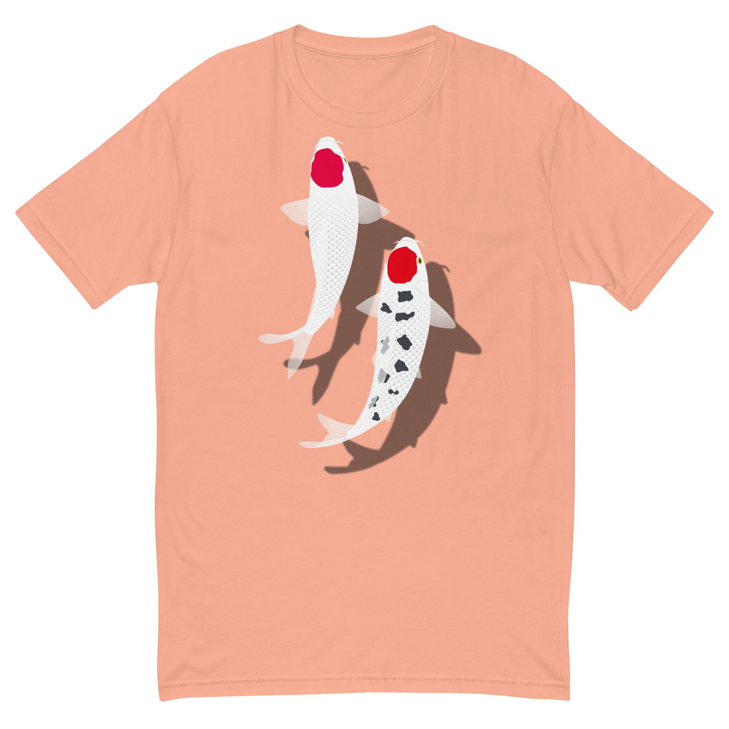 [Koi] T-shirt tancho red and white (men's)