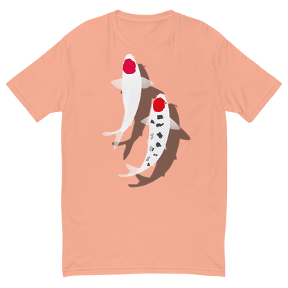 [Koi] T-shirt tancho red and white (men's)