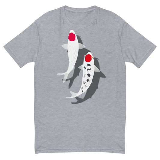 [Koi] T-shirt tancho red and white (men's)