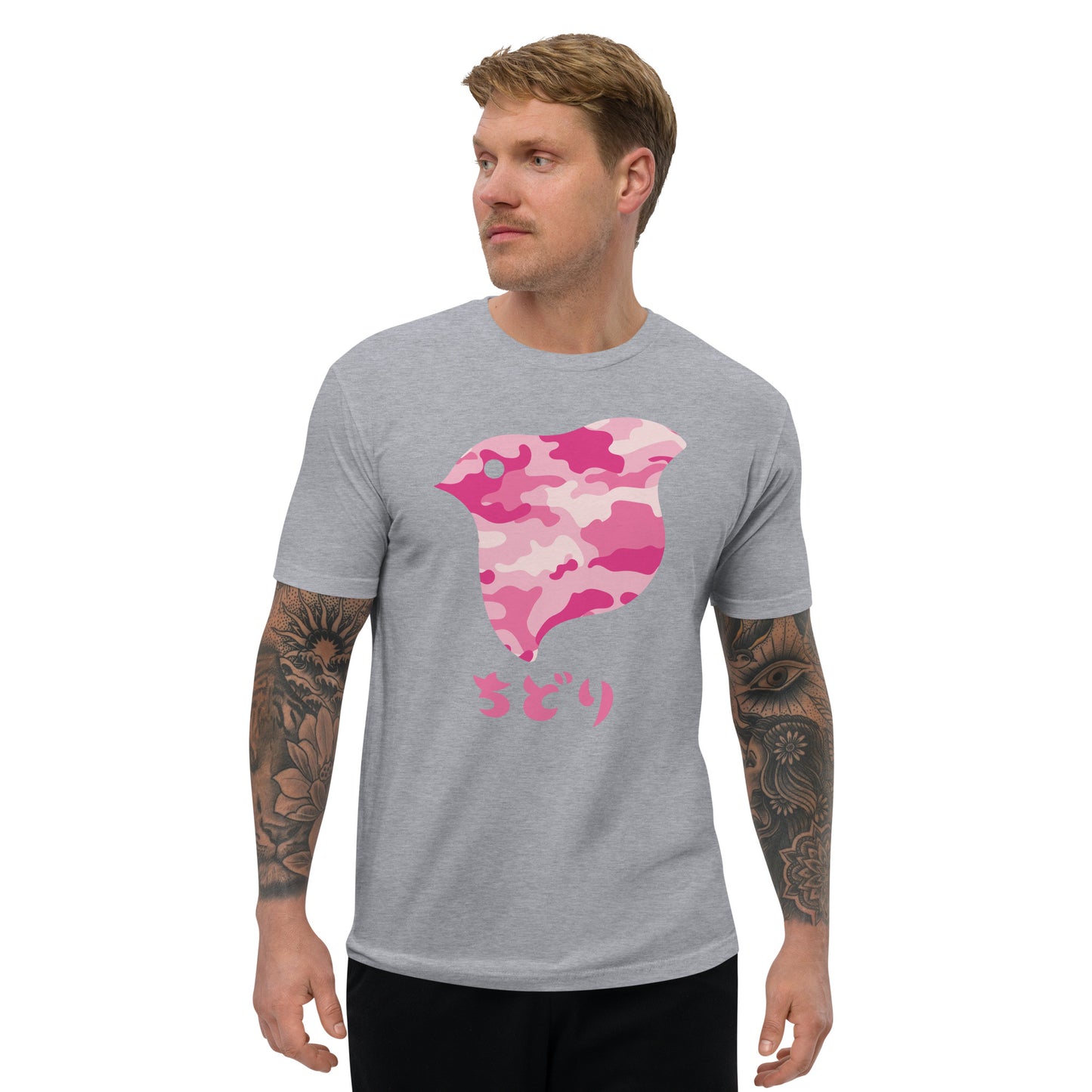 [Chidori] T-Shirt Camo Pink (Men's)