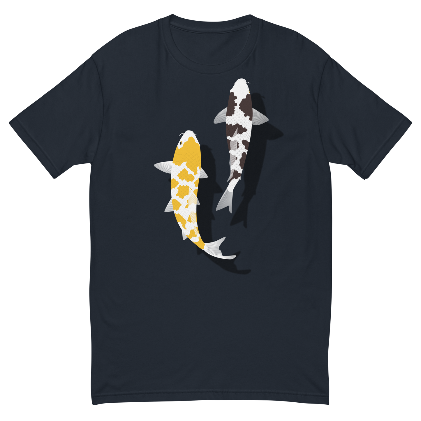 [Koi] T-shirt white tortoiseshell/German upholstery (men's)