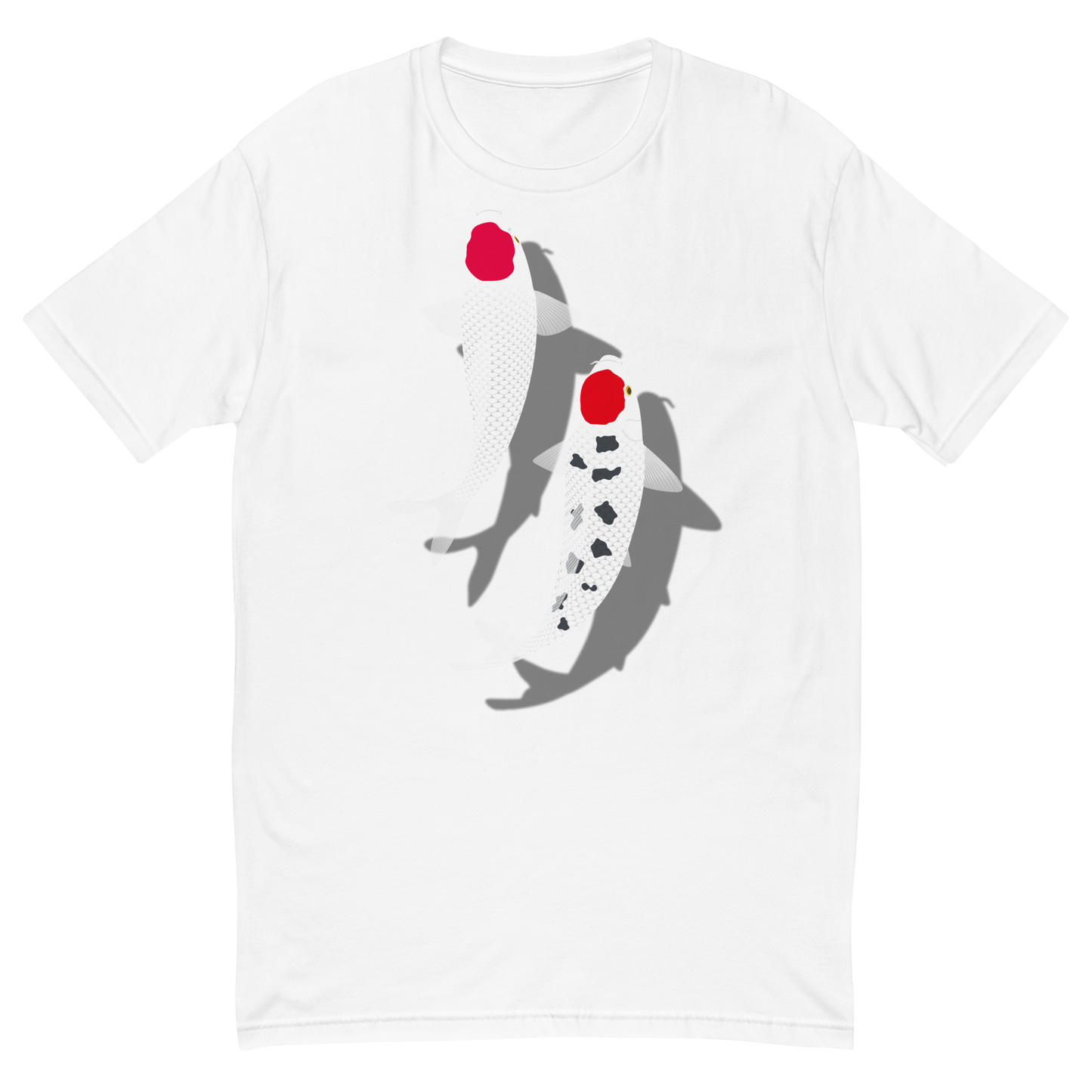 [Koi] T-shirt tancho red and white (men's)