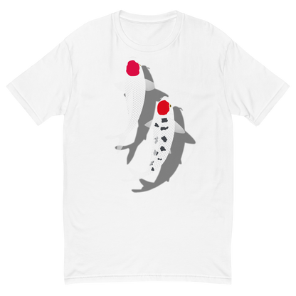 [Koi] T-shirt tancho red and white (men's)