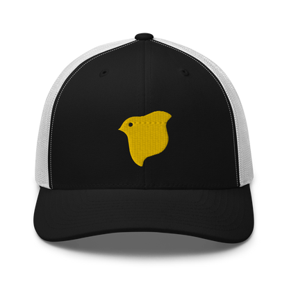 [Chidori] Trucker Cap Yellow Logo (Embroidery)