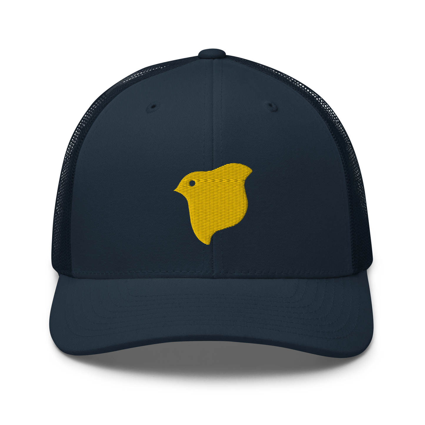 [Chidori] Trucker Cap Yellow Logo (Embroidery)