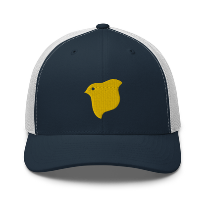 [Chidori] Trucker Cap Yellow Logo (Embroidery)