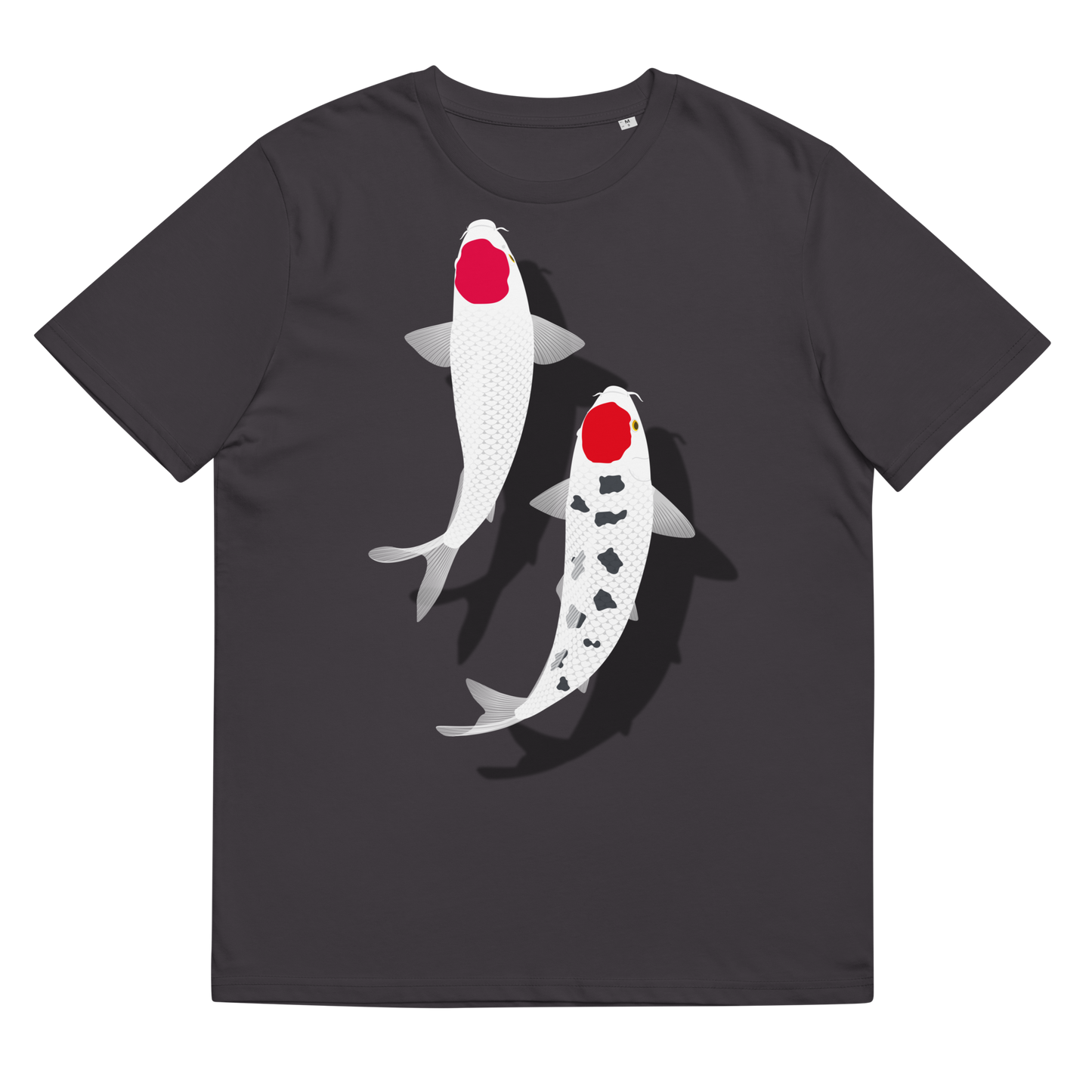 [Koi] T-shirt tancho red and white (unisex)