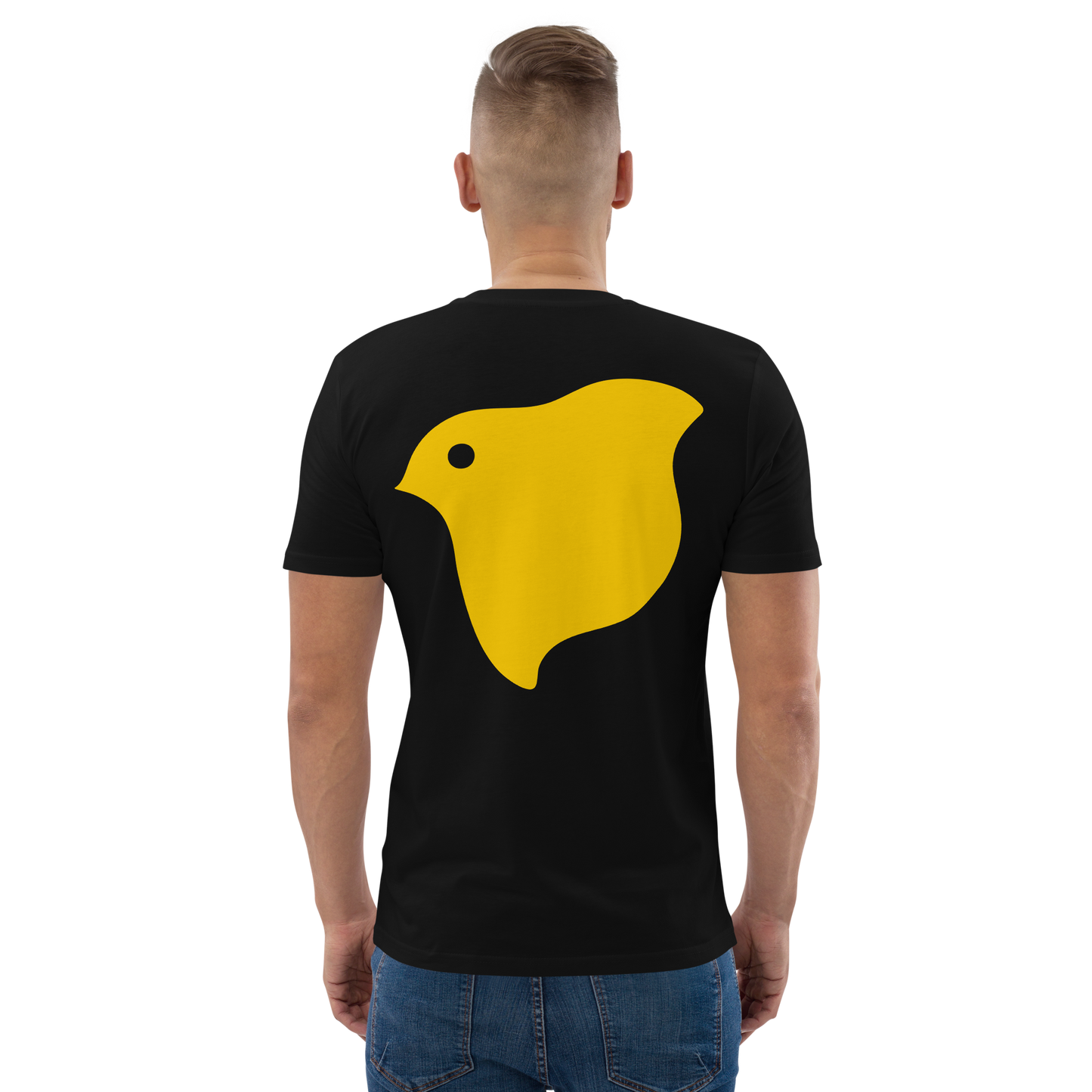 [Chidori] T-shirt yellow logo (unisex)