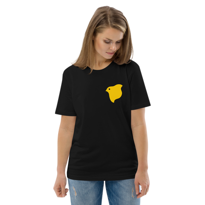 [Chidori] T-shirt yellow logo (unisex)