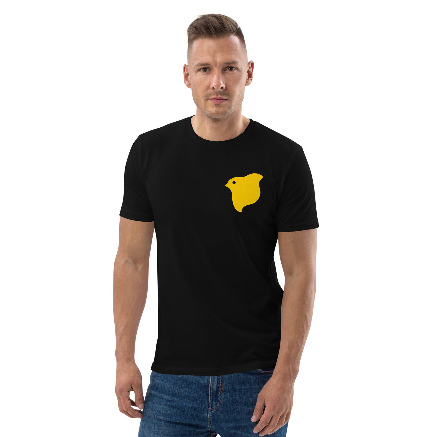 [Chidori] T-shirt yellow logo (unisex)