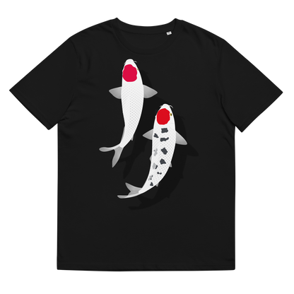 [Koi] T-shirt tancho red and white (unisex)