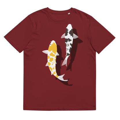 [Koi] T-shirt white tortoiseshell/German upholstery (unisex)